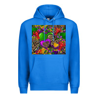 True Royal mardi gras hearts Premium Hoodie - CowGirlArtShop