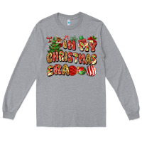 Heather Grey in my christmas era Long Sleeve Tee - MaliasSmallBusiness