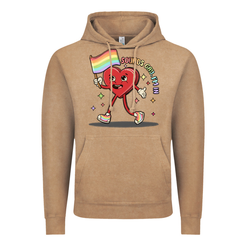 Sounds Gay I'm In Vintage Hoodie by MaliasSmallBusiness | Teevron