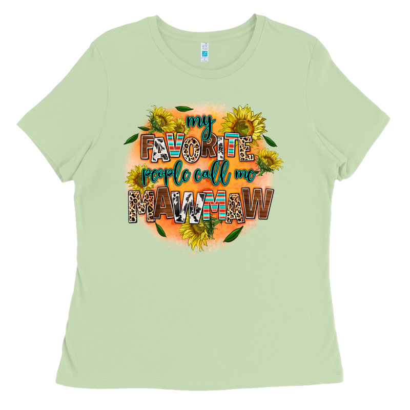 My Favorite People Call Me Mawmaw Ladies Tee by AdoDesignShop | Teevron