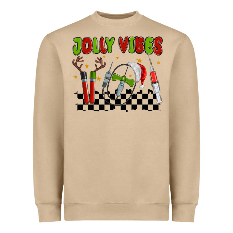 Jolly Vibes Heavyweight Sweatshirt by MaliasSmallBusiness | Teevron