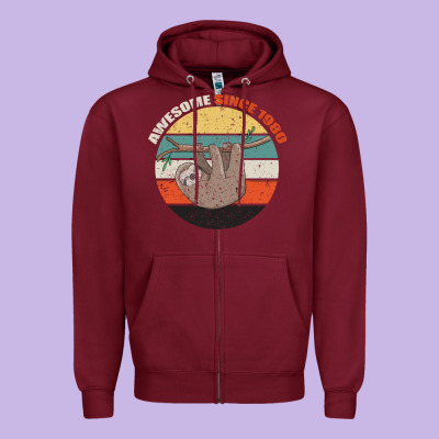 Born In 1980 Womens 1980 Zipper Hoodie Designed By Bettercallsaul