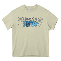 Winter Let It Snow Heavy Core Tee | Teevron