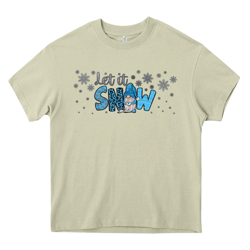 Winter Let It Snow Heavy Core Tee by JahusDesignShop | Teevron