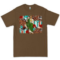 Cacao san judas leopard cowhide background Premium Tee - JahusDesignShop