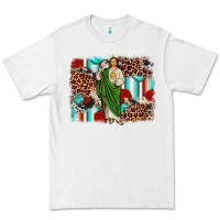 White san judas leopard cowhide background Premium Tee - JahusDesignShop