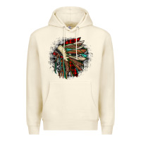 Sandshell indian headdress Premium Hoodie - JahusDesignShop