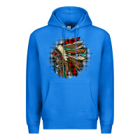 True Royal indian headdress Premium Hoodie - JahusDesignShop