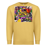 Antique Gold mardi gras gamer Premium Sweatshirt - CowGirlArtShop