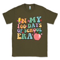 Army Green in my 100 days of school era Classic Tee - MaliasSmallBusiness