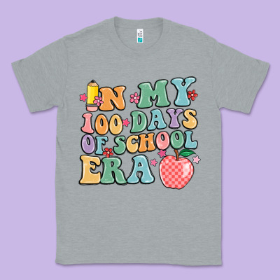 In My 100 Days Of School Era Classic Tee Designed By Maliassmallbusiness