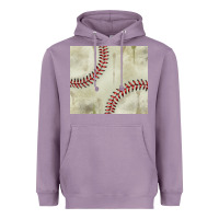 Lavender dirty baseball pattern Heavyweight Hoodie - TumblerDesignByShophia