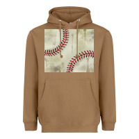 Toasted Coconut dirty baseball pattern Heavyweight Hoodie - TumblerDesignByShophia
