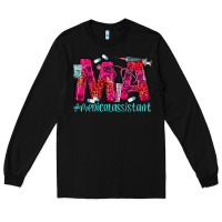 Black medical assistant Long Sleeve Tee - MaliasSmallBusiness