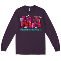 Plum medical assistant Long Sleeve Tee - MaliasSmallBusiness