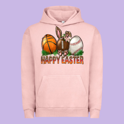 Happy Easter Sports Urban Hoodie Designed By Bundleandbundleshop