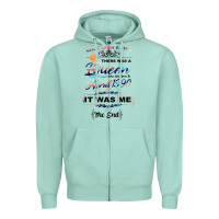 Seafoam The Queen Reigning Since 1990 Zipper Hoodie - Bettercallsaul