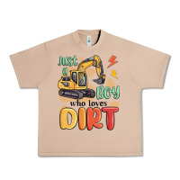 Just A Boy Who Loves Dirt Urban Heavy Tee | Teevron