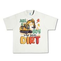 Pistachio just a boy who loves dirt Urban Heavy Tee - MaliasSmallBusiness