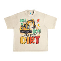 Sandshell just a boy who loves dirt Urban Heavy Tee - MaliasSmallBusiness