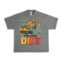 Tornado just a boy who loves dirt Urban Heavy Tee - MaliasSmallBusiness