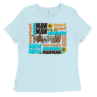 Baby Blue maw maw Ladies Tee - AdoDesignShop
