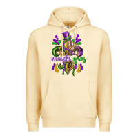 Pina Colada mardi gras fleur de lis Premium Hoodie - CowGirlArtShop
