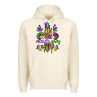 Tofu mardi gras fleur de lis Premium Hoodie - CowGirlArtShop