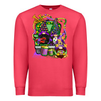 Cardinal mardi gras gnomies truck Premium Sweatshirt - CowGirlArtShop