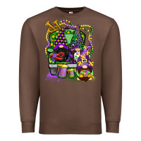 Chestnut mardi gras gnomies truck Premium Sweatshirt - CowGirlArtShop