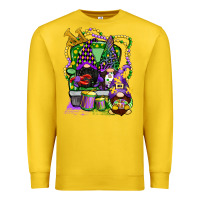 Lemon mardi gras gnomies truck Premium Sweatshirt - CowGirlArtShop