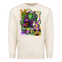 Sandshell mardi gras gnomies truck Premium Sweatshirt - CowGirlArtShop