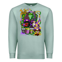 Seafoam mardi gras gnomies truck Premium Sweatshirt - CowGirlArtShop