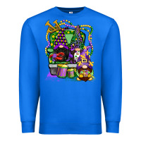 True Royal mardi gras gnomies truck Premium Sweatshirt - CowGirlArtShop