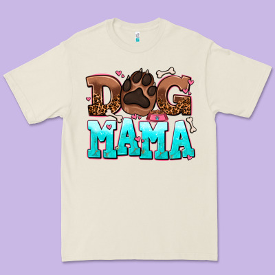 Dog Mama Premium Tee Designed By Adodesignshop