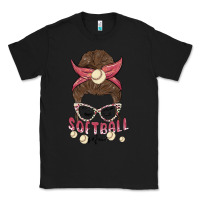 Black softball mom Classic Tee - MaliasSmallBusiness