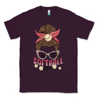 Plum softball mom Classic Tee - MaliasSmallBusiness