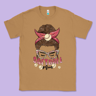 Softball Mom Classic Tee Designed By Maliassmallbusiness