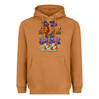Meerkat for the love of the game basketball Heavyweight Hoodie - HowdyJamesFarm