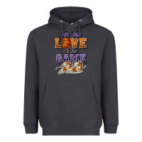 Smoke for the love of the game basketball Heavyweight Hoodie - HowdyJamesFarm