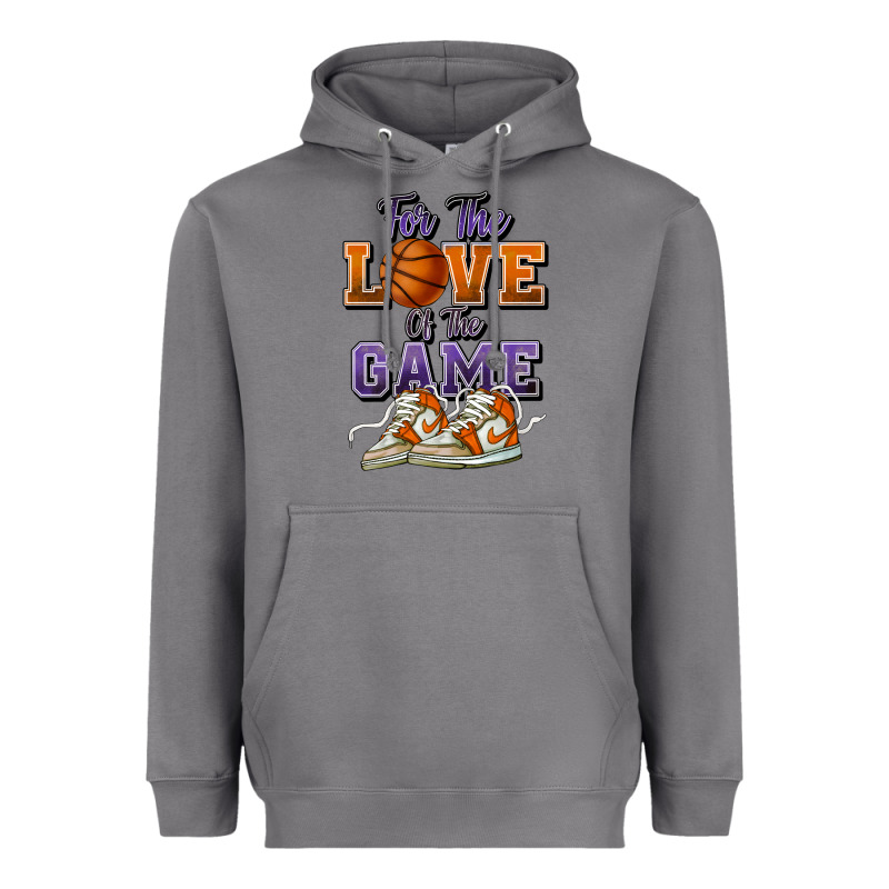 For The Love Of The Game Basketball Heavyweight Hoodie by HowdyJamesFarm | Teevron