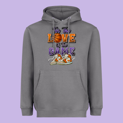 For The Love Of The Game Basketball Heavyweight Hoodie Designed By Howdyjamesfarm