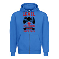 True Royal Kids Level 7 Unlocked Awesome Since 2013 Zipper Hoodie - Bettercallsaul