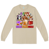 Mushroom happy hallothanksmas Long Sleeve Tee - MaliasSmallBusiness
