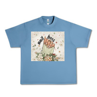 Pebble Blue nail boss Urban Heavy Tee - MaliasSmallBusiness