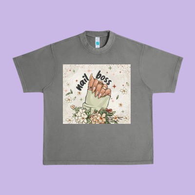 Nail Boss Urban Heavy Tee Designed By Maliassmallbusiness
