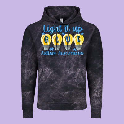 Light It Up Vintage Hoodie Designed By Maliassmallbusiness