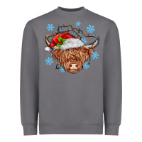 Storm christmas cow Heavyweight Sweatshirt - MaliasSmallBusiness