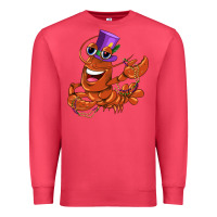Cardinal mardi gras crawfish Premium Sweatshirt - CowGirlArtShop
