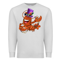 Dove Grey mardi gras crawfish Premium Sweatshirt - CowGirlArtShop
